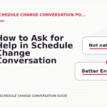 How to Ask for Help in Schedule Change Conversation English