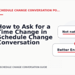 How to Ask for a Time Change in Schedule Change Conversation English