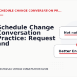 Schedule Change Conversation Practice: Request and Reply Examples